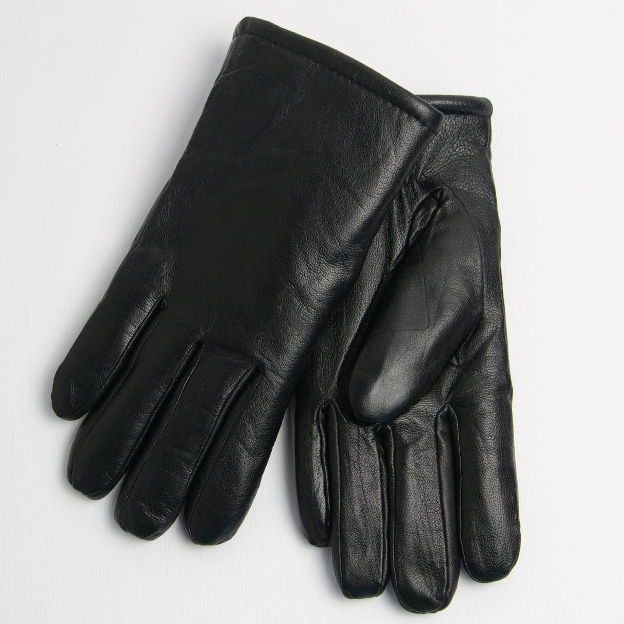 

Мужские кожаные зимние перчатки из натуральной кожи (арт. M20-57-2) 22-23 см, Черный