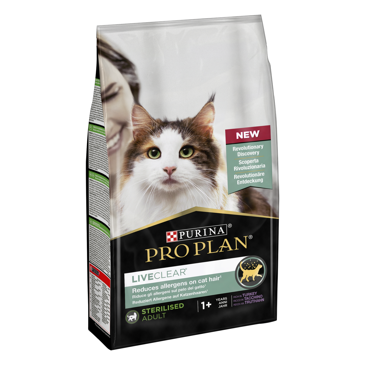 

ProPlan LiveClear Sterilised З індичкою для стерилізованих котів для зменшення алергенів на шерсті1,4кг