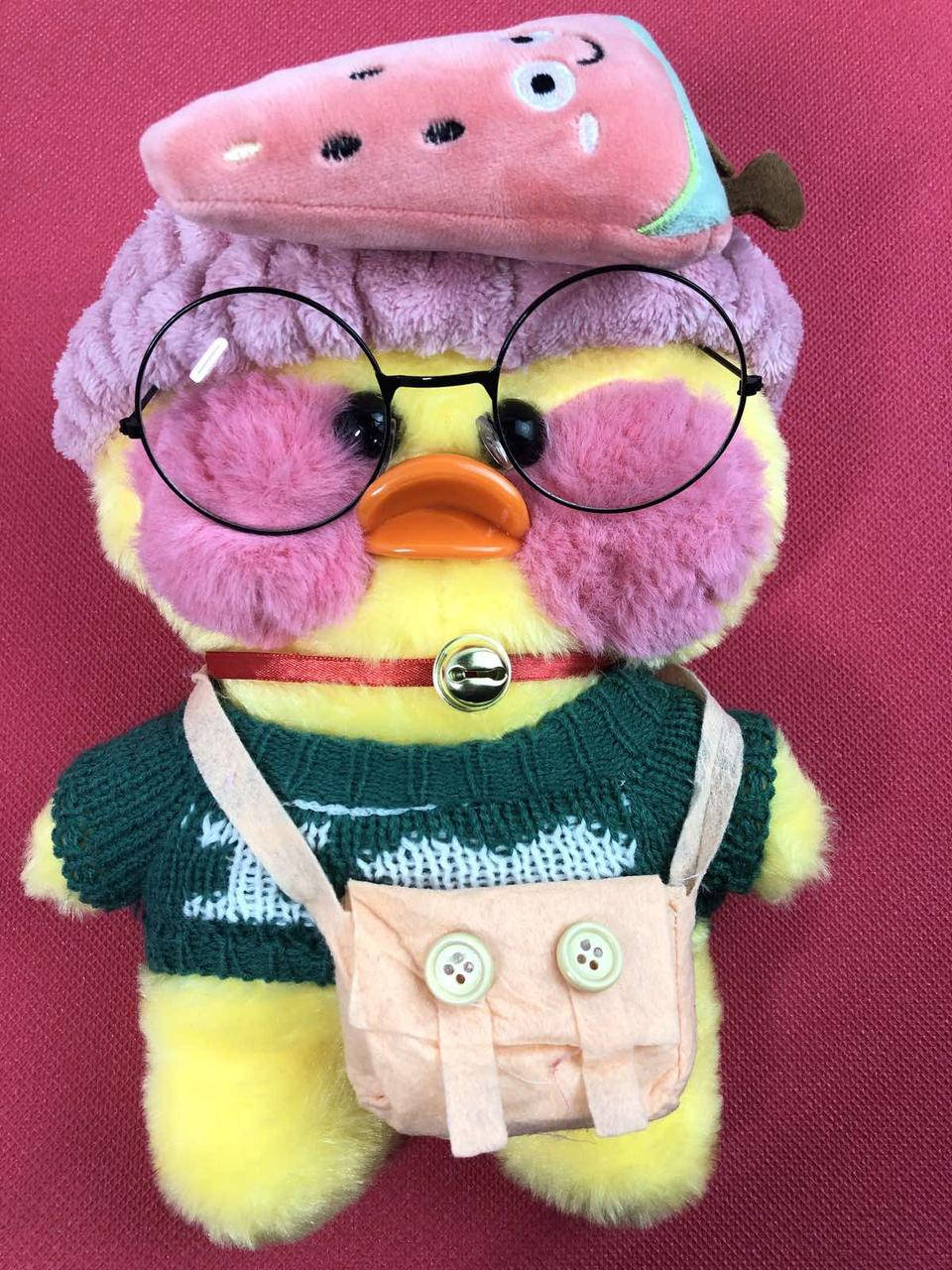 

Мягкая игрушка утка Лалафанфан в случайном цвете LaLafanfan Cafe Mimi 30 см