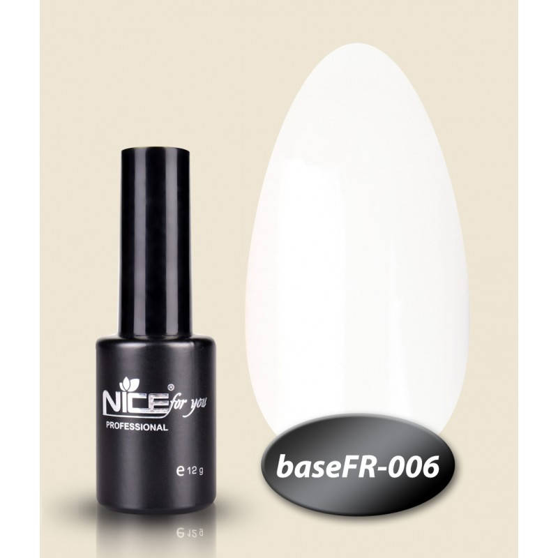 

Камуфлирующая база Base FR -006 Nice for you белая 12 мл