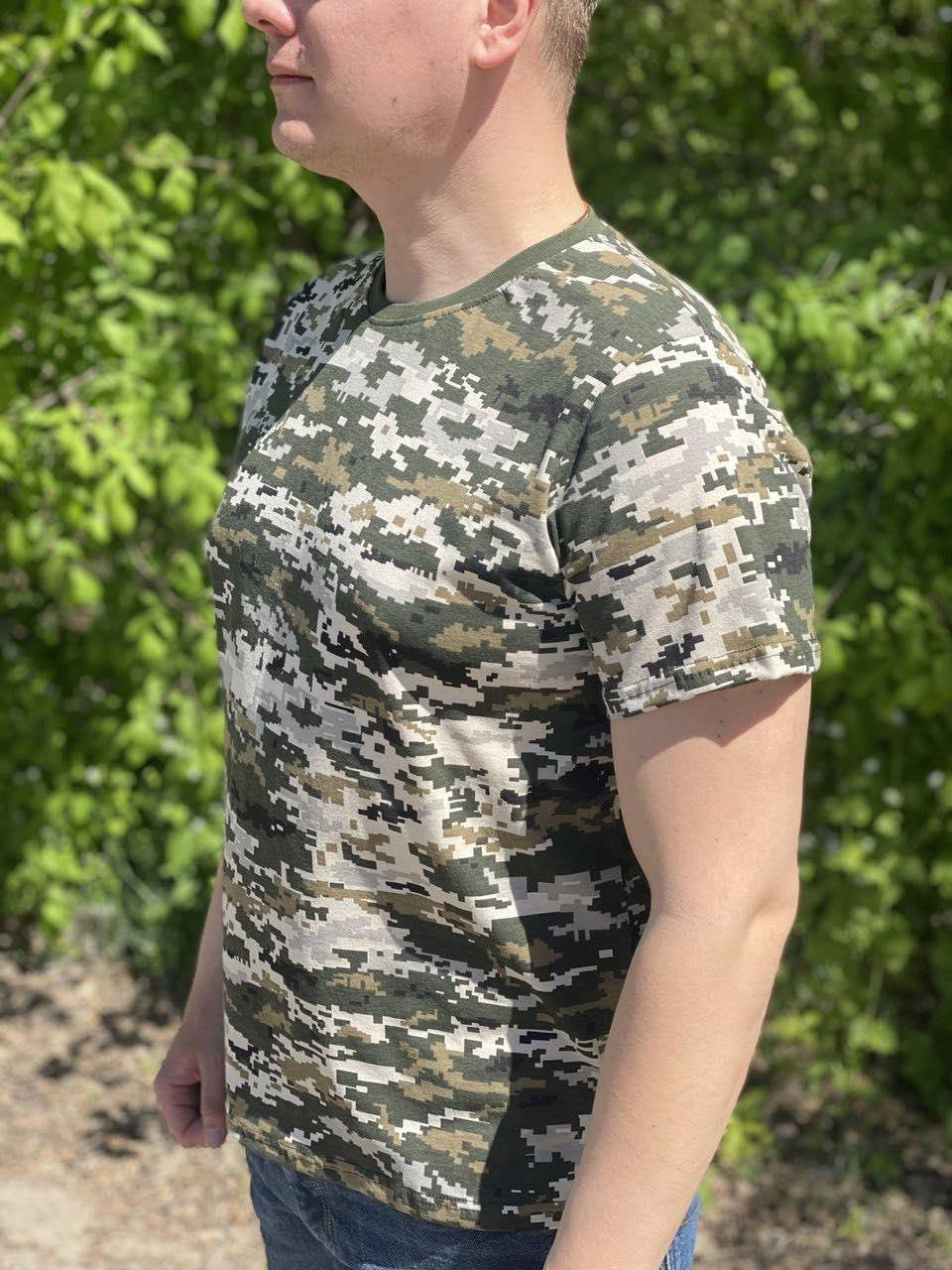 

Футболка военная Пиксель Светлый, тактическая, ЗСУ Хлопок 100% 2XL
