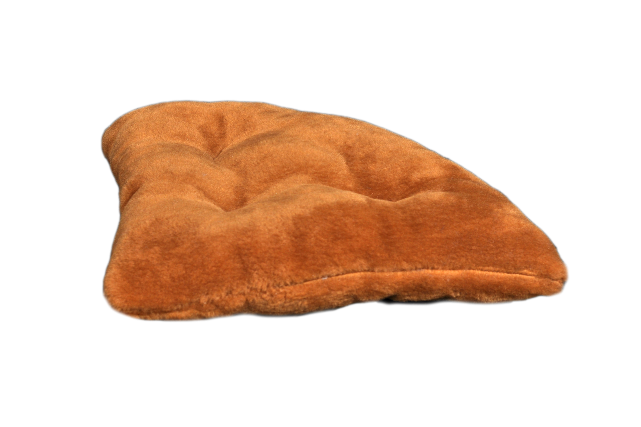 

Подушка-лежак (синтепон) для кошек и собак Мур-Мяу треугольная 40 х 40 см Коричневая