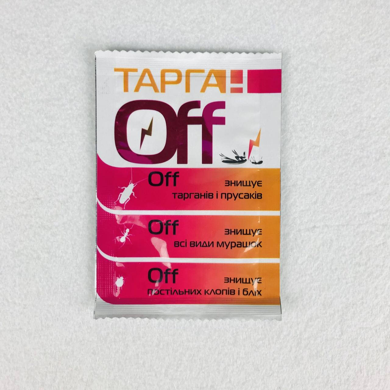 

Порошок от тараканов, муравьев, блох и клопов Тарган Off 2 г