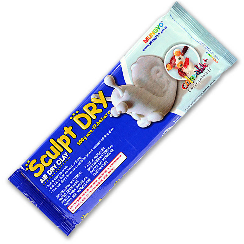 

Самозатвердевающая масса для моделирования ''Sculpt Dry'', MUNGYO БЕЛЫЙ 500 гр