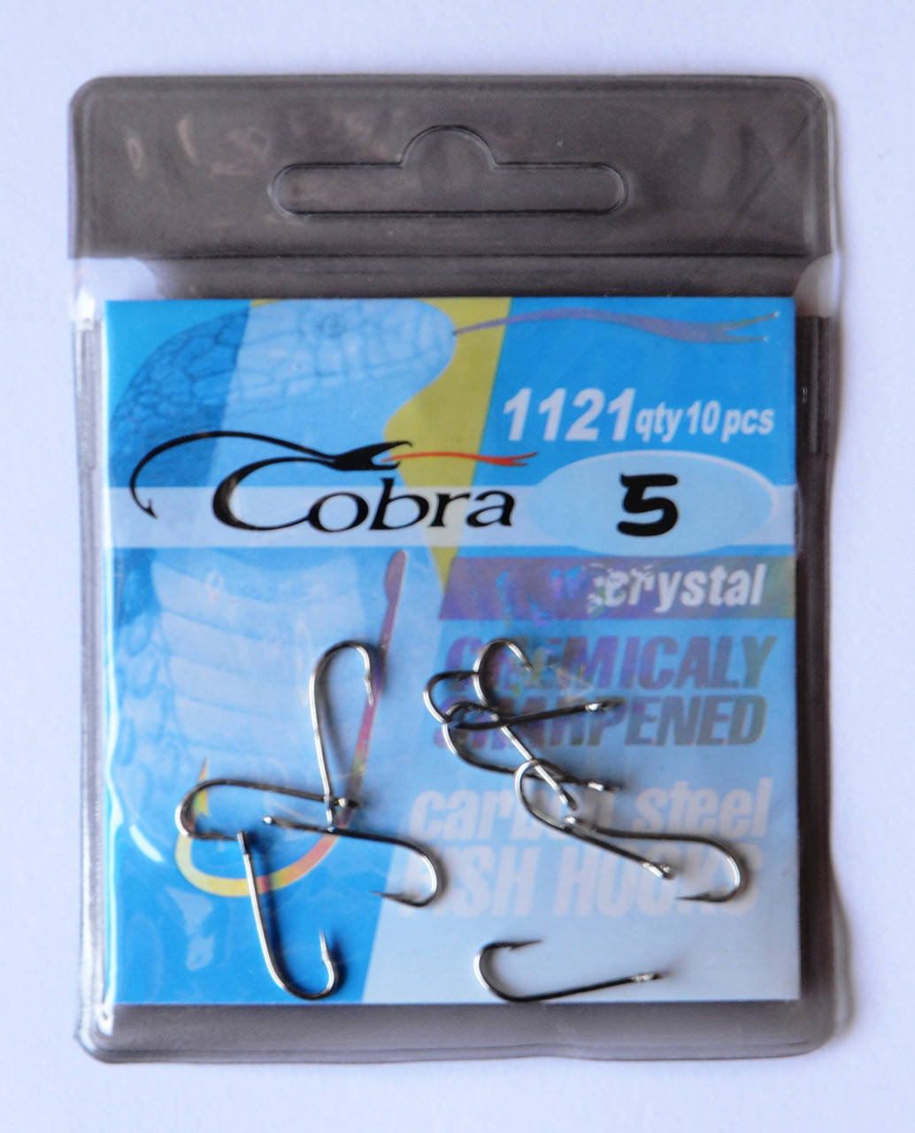 

Cobra crystal, крючки для рыбалки , №5, 10шт