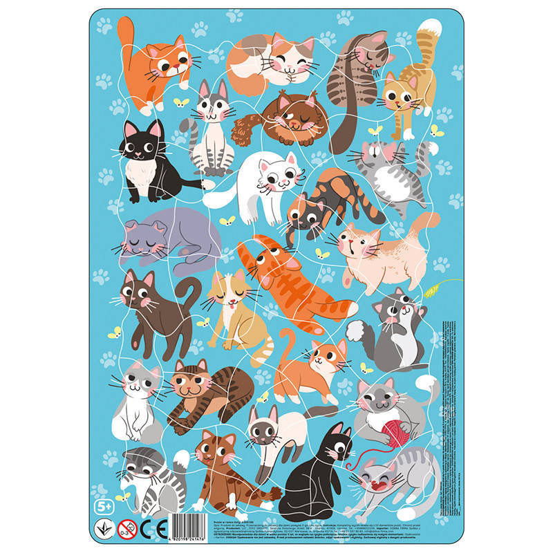 

Картонные пазлы в рамке Коты (Котики) / Пазл в рамці Коти (53 дет.), Додо / Dodo