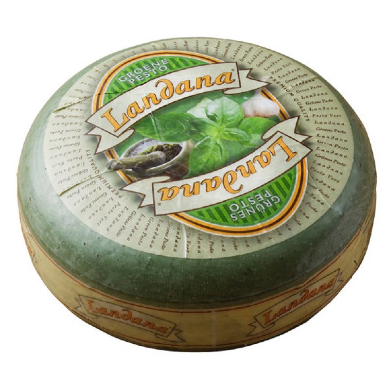 

Сыр зелёное песто "Landana" 50% голова 4 kg
