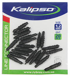 

Коннектор Kalipso d=1.8 (20шт.), Черный
