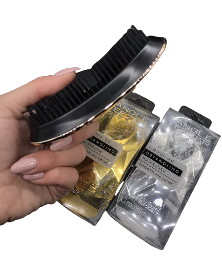

Расческа пластиковая блестящая Tangle Teezer, цвета в ассортименте, Золотистый