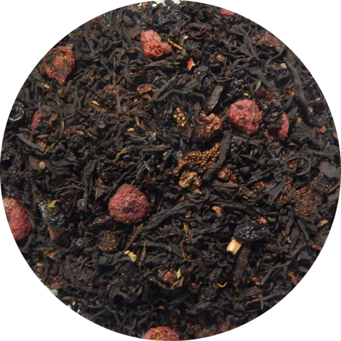 

Чёрный чай с лесной ягодой