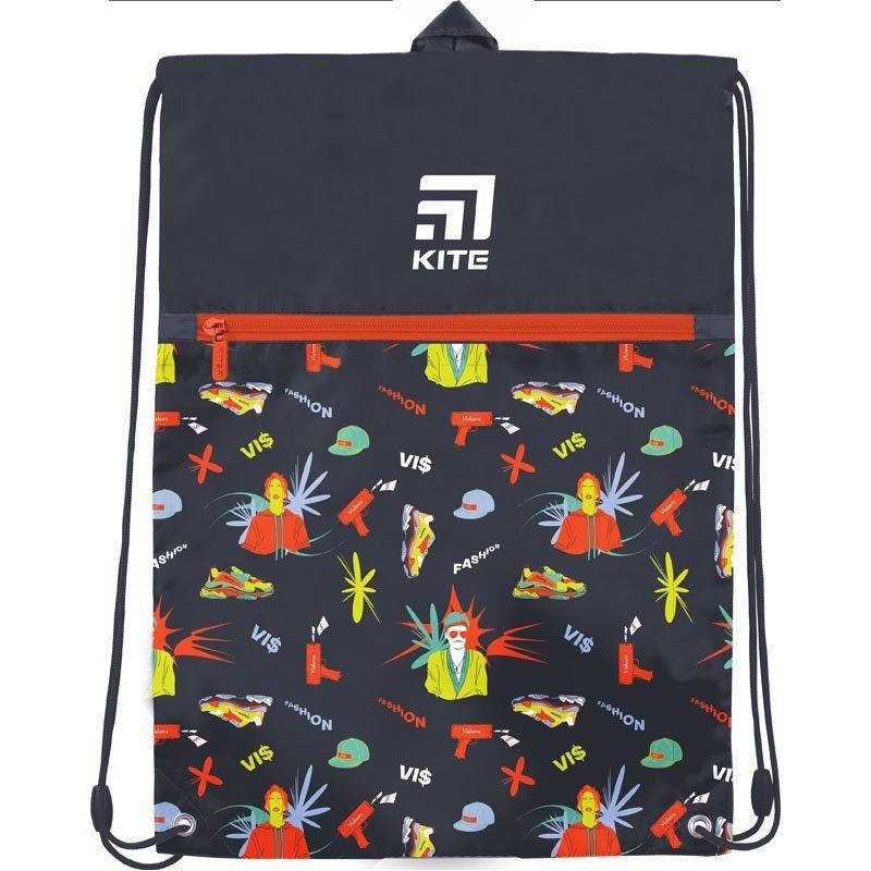 

Сумка для обуви с карманом Kite Education Время и Стекло VIS19-601L-2
