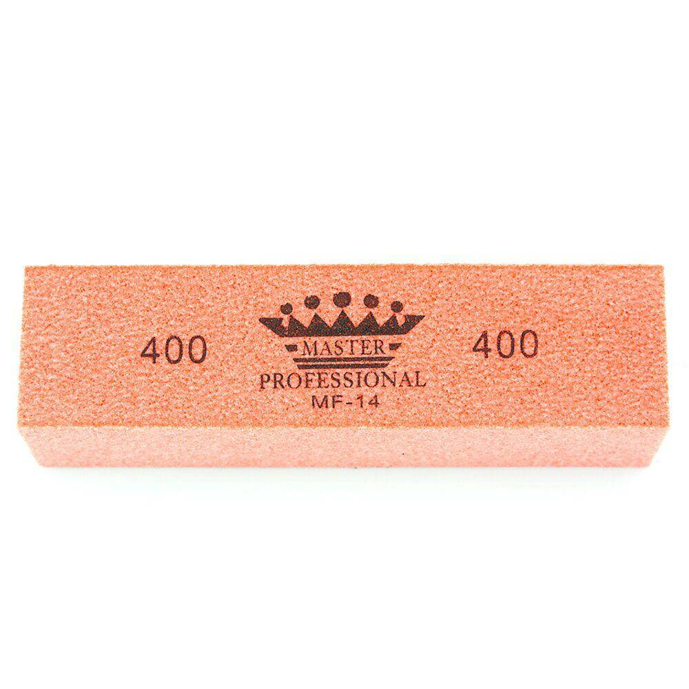 

Баф для нігтів Master Professional 400/400 - Пилка - бафік для манікюру 8.5 x 2.5 см