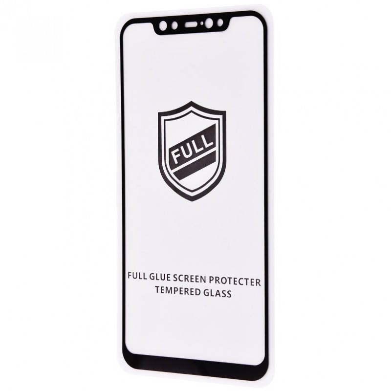 

Защитное стекло Full Glue HQ на Xiaomi Mi8 (черное), Черный