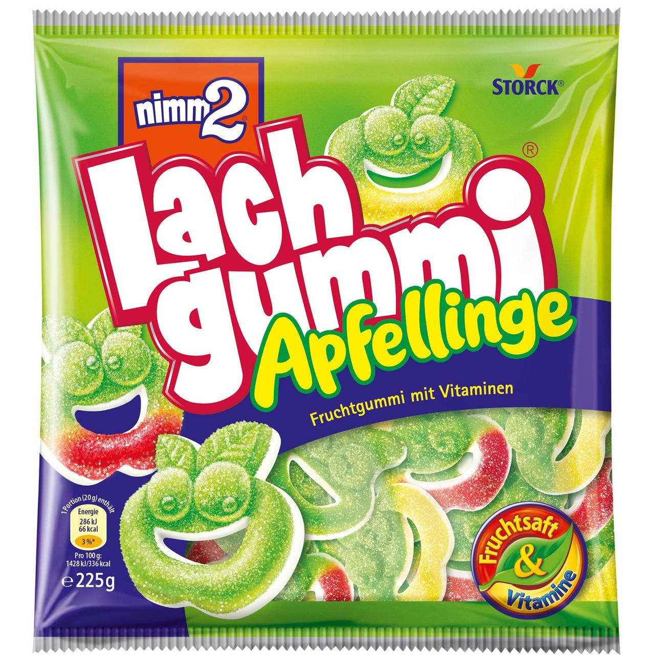 

Lach Gummi Apfellinge Nimm2 225 g