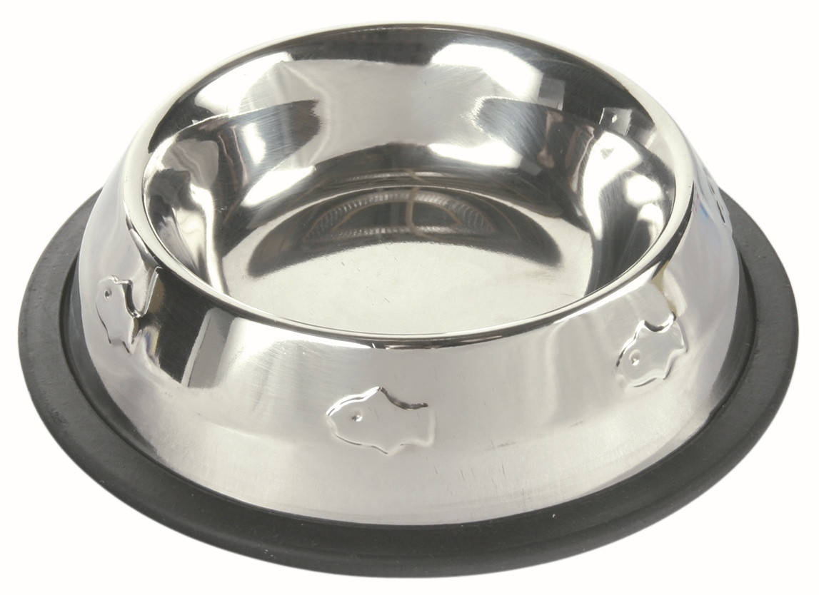 

Trixie TX-24870 миска из нержавеющей стали с чеканкой 0,2л