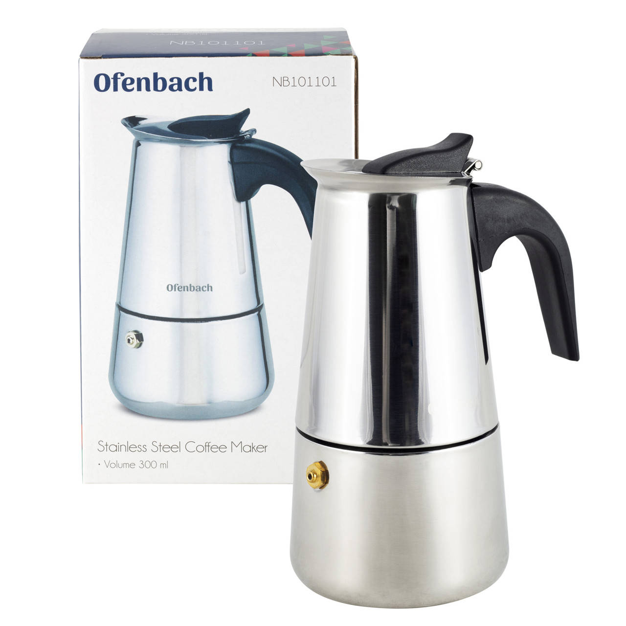 

Кофеварка гейзерная Ofenbach 300мл KM-101101