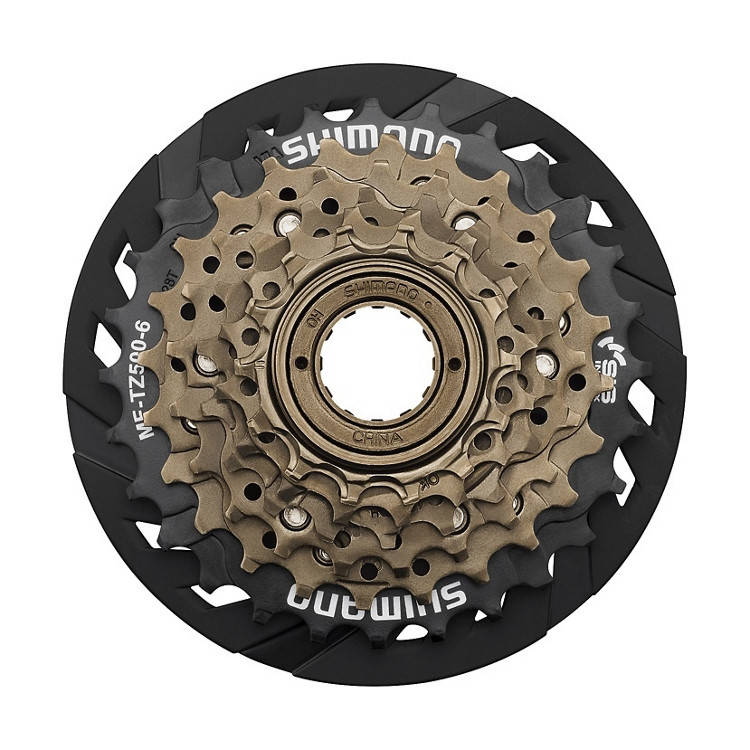 

Трещотка Shimano MF-TZ500 6sp с защитой, коричневый (MF-TZ500-6-CP)