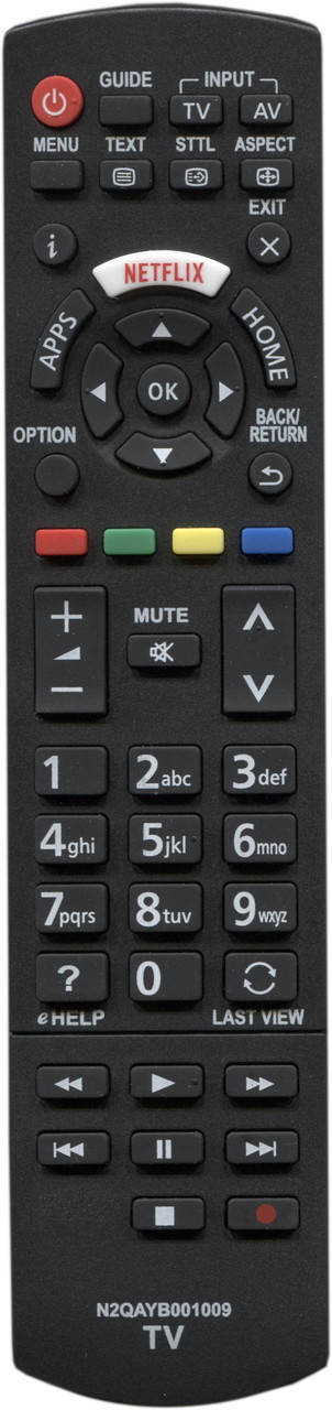 

Пульт для телевизора Panasonic N2QAYB001009