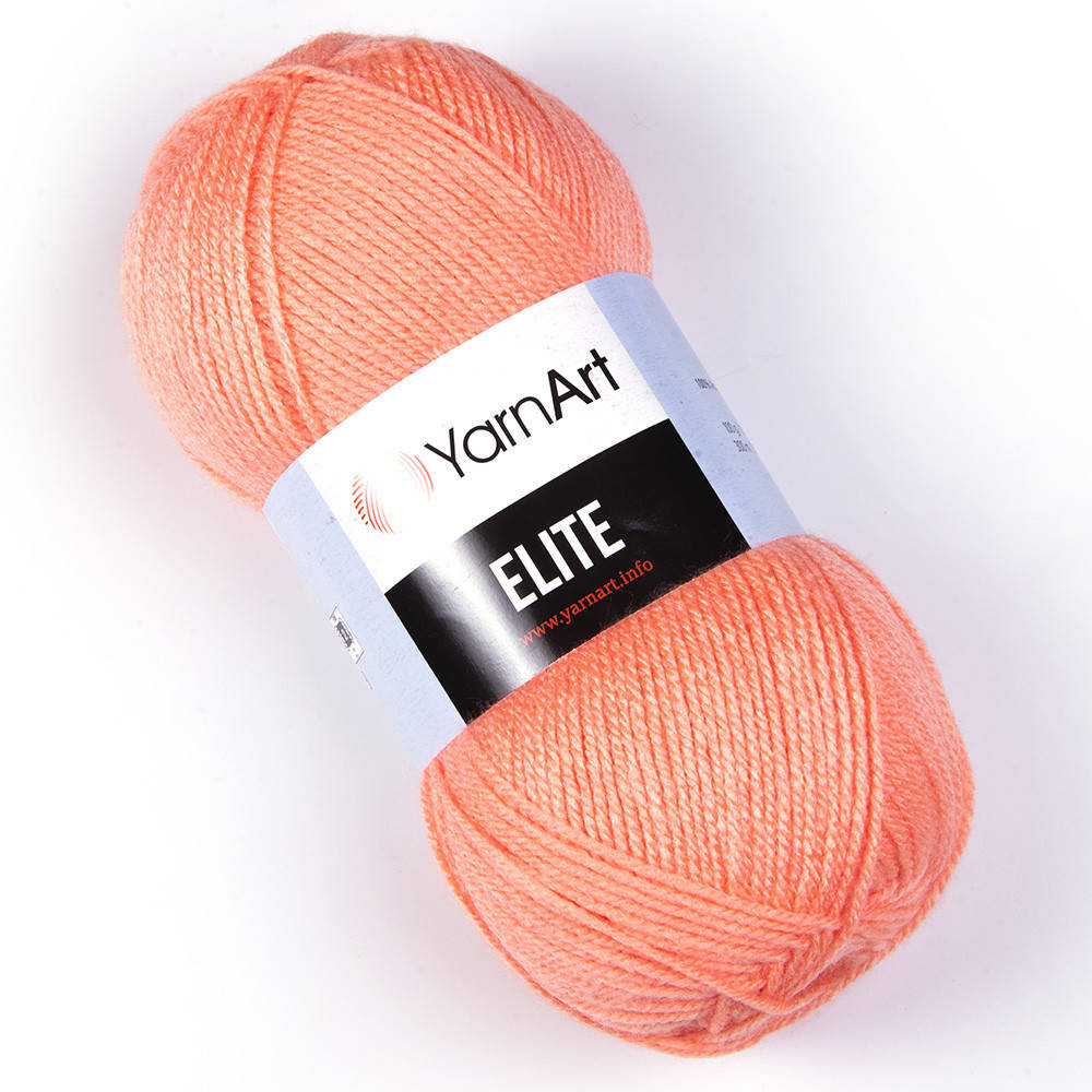 

Yarnart Elite № 622 персик, Персиковый