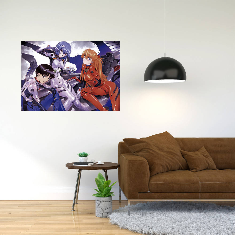 

Плакат-постер с принтом "Neon Genesis Evangelion Shinseiki Evangerion - Евангелион нового поколения (аниме) 1"