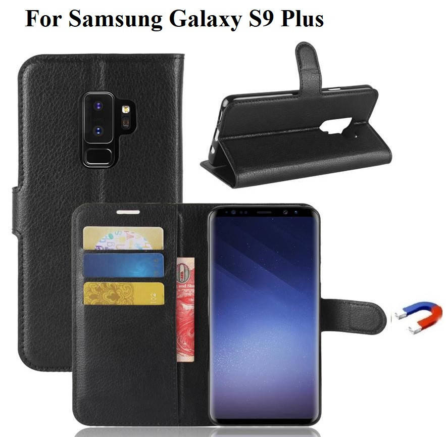 

Чехол книжка Wallet для Samsung Galaxy S9 Plus +/G965F, Черный