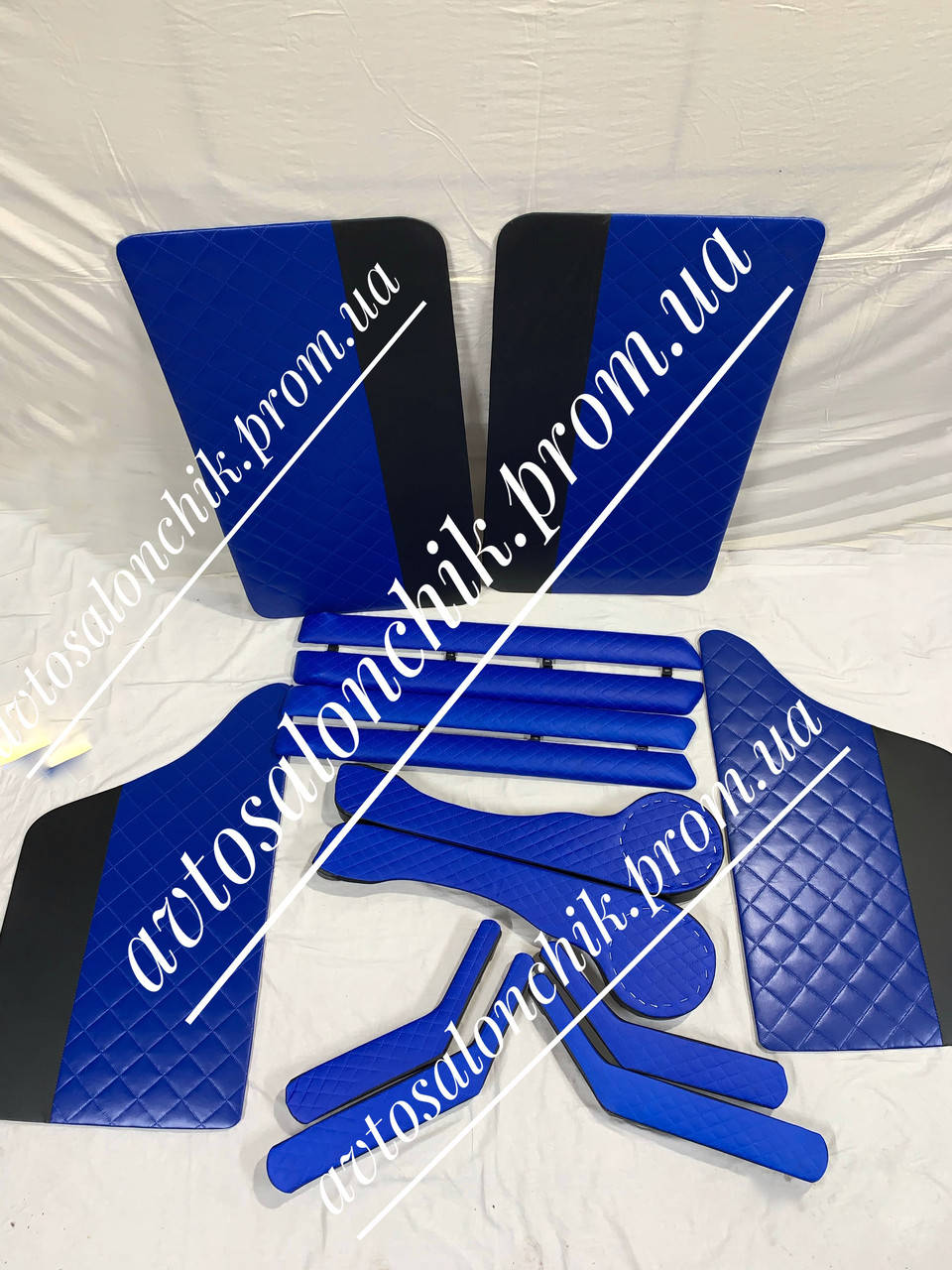 

ЛЮКС тюнинг салона на ВАЗ 2101 2102 2103 2104 2105 2106 2107 РОМБ СИНИЙ