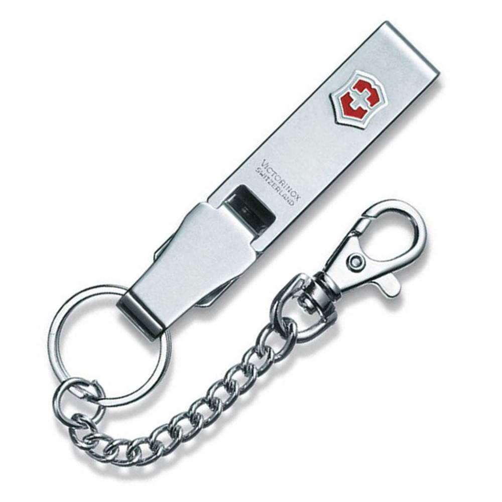 

Брелок Victorinox клипса на ремень с цепочкой 21 см 4.1859, Серый