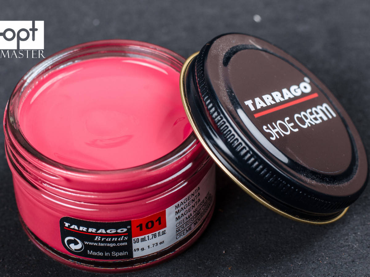 

Крем для обуви малиновый Tarrago Shoe Cream, 50 мл, TCT31 (101)