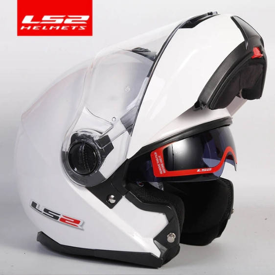 

Мотошлем LS2 FF325 White белый