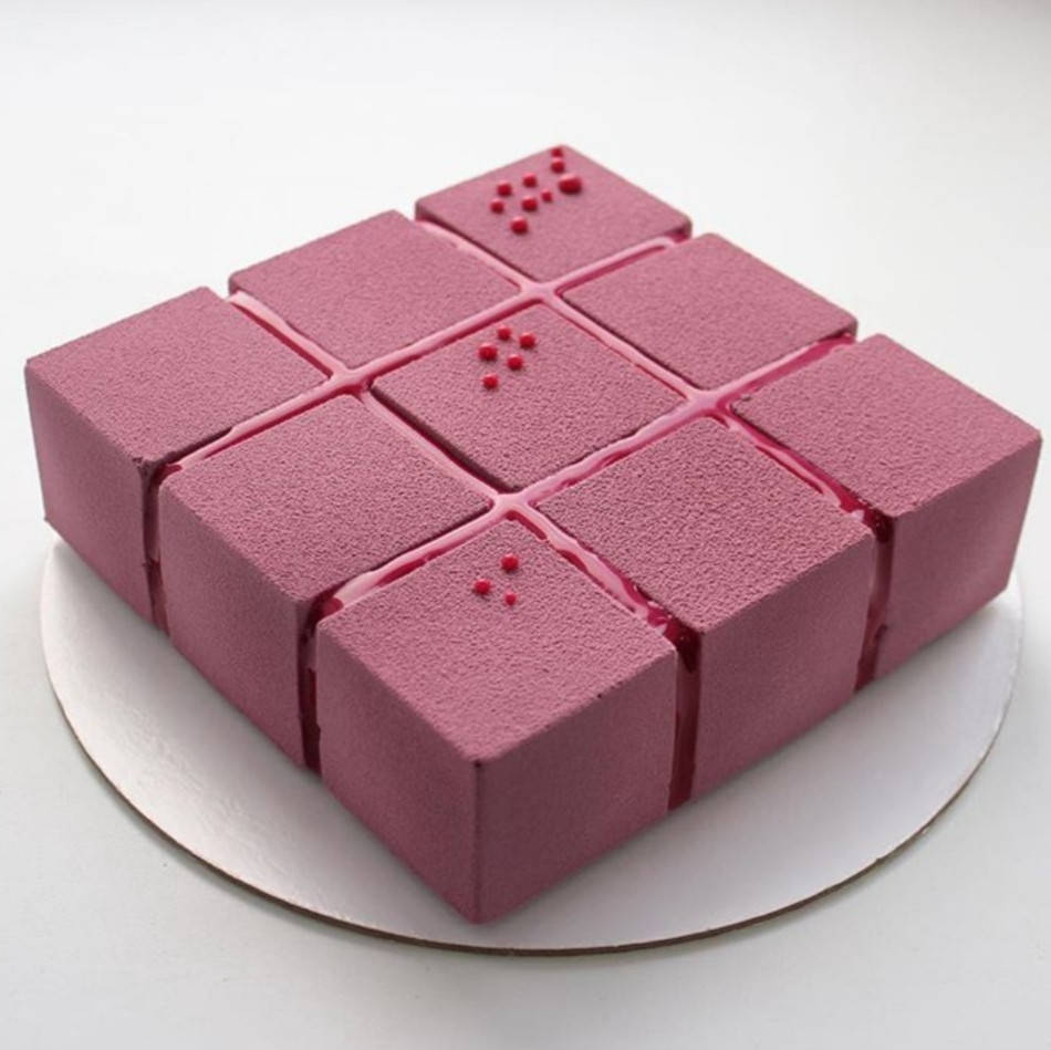 

Форма силиконовая для муссового торта Квадрат Cubik