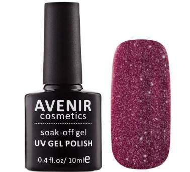 

Гель-лак AVENIR Cosmetics №144 Бордовая парча
