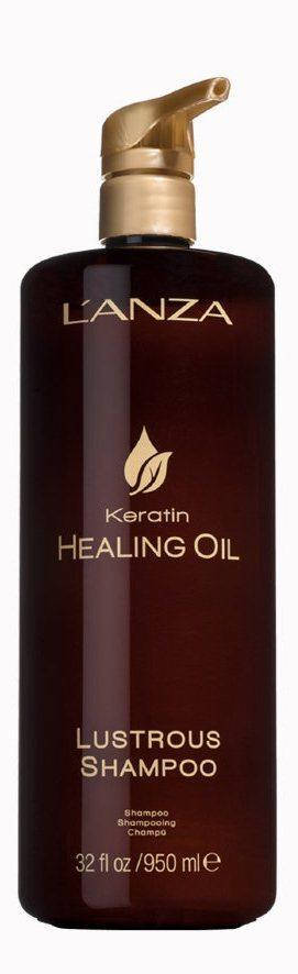 

Lanza keratin healing oil lustrous shampoo Восстанавливающий шампунь с кератиновым Эликсиром ph 5,5, 950мл