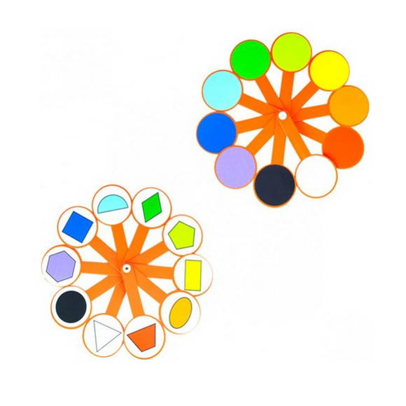 

Веер учебный "Цвета-Геометрические фигуры"