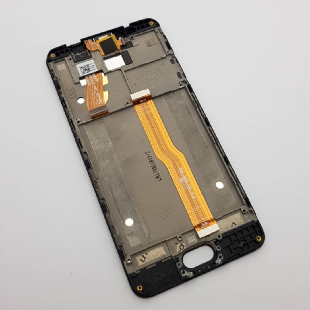 

С дефектом. Дисплей Meizu M5s M612H модуль черный Сервисный оригинал с разборки (царапины)