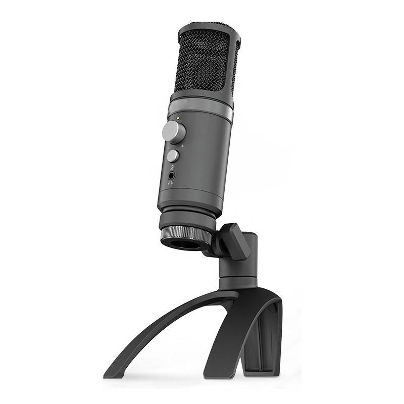 

Студийный микрофон Manchez RE1000 (USB) со штативом Grey