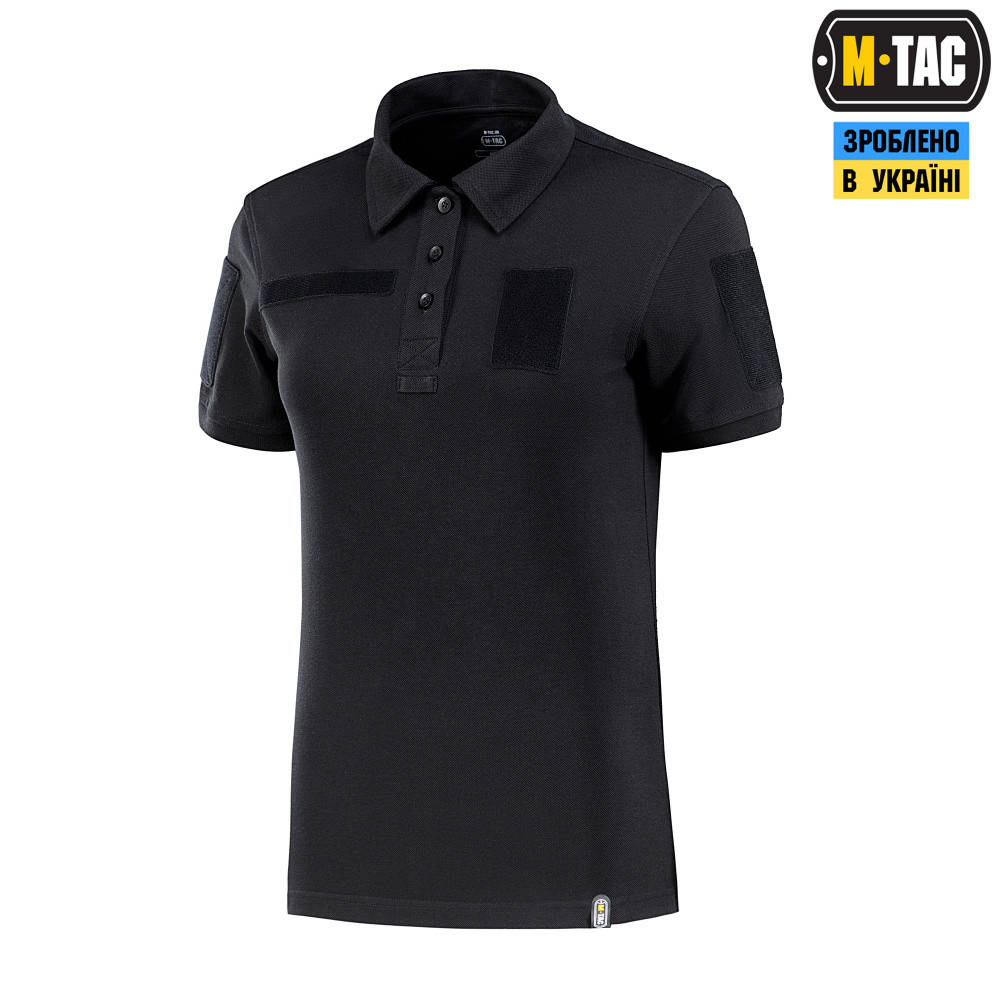 

M-Tac поло женское тактическое 65/35 Lady Black черное РОЗМІР S, Черный