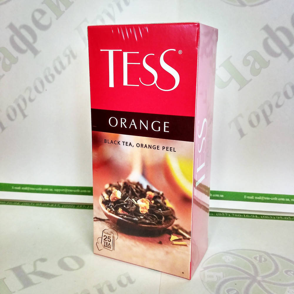 

Чай TESS Orange Оранж черн. 25*1,8г (24)