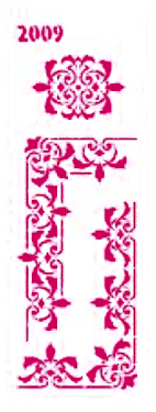 

Трафарет для декора мягкий, самоклеящийся № 2009 ТМ-2009