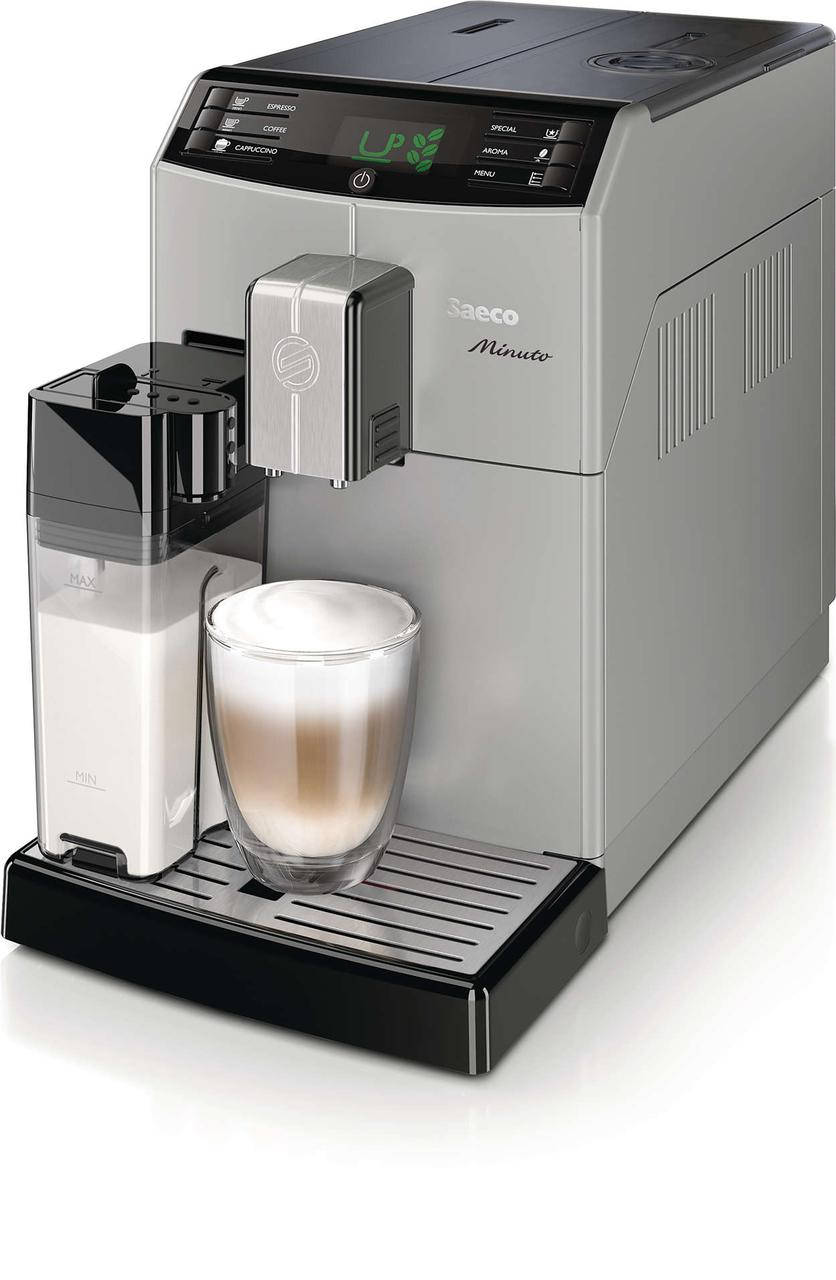 

Кофемашина б/у Saeco Minuto One Touch Cappuccino HD 8763