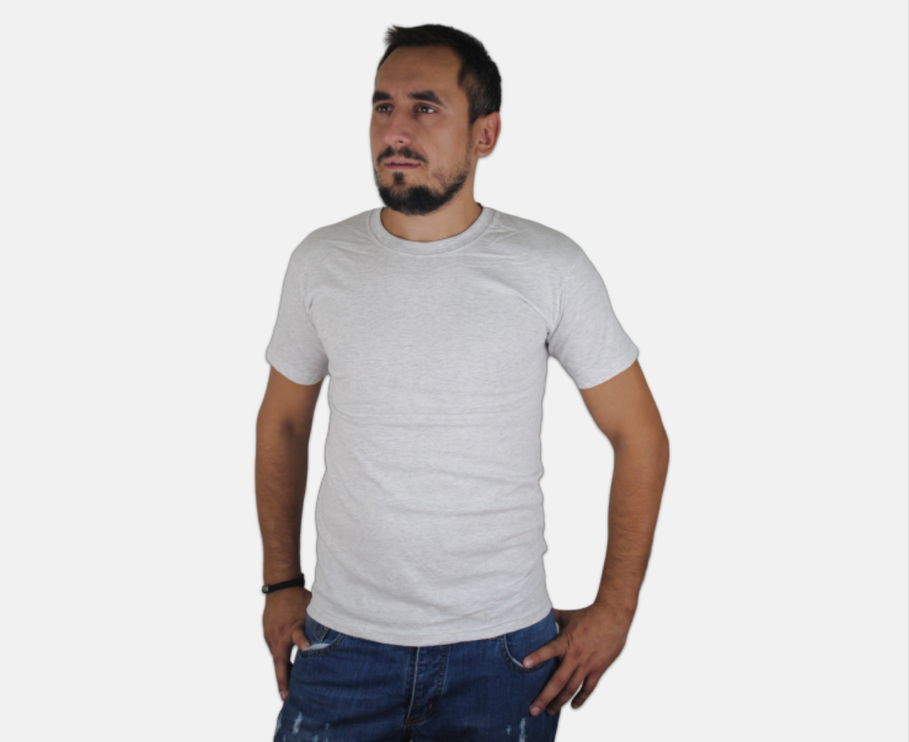 

Мужская Футболка Классическая Fruit of the loom Пепельный 61-036-93 Xl