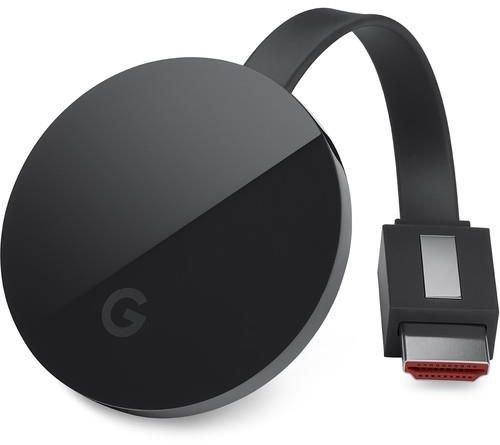 

Медиаплеер Google Chromecast Ultra 4K black + адаптер PL GA3A00403A14