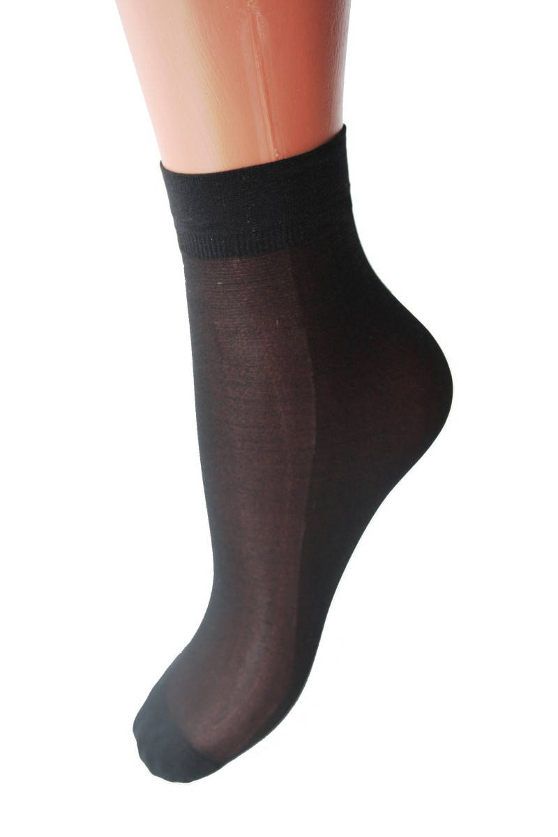 

Носки женские капроновые черные с тормозами, Черный