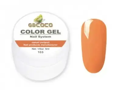

Гель-краска Gdcoco №103, Оранжевый