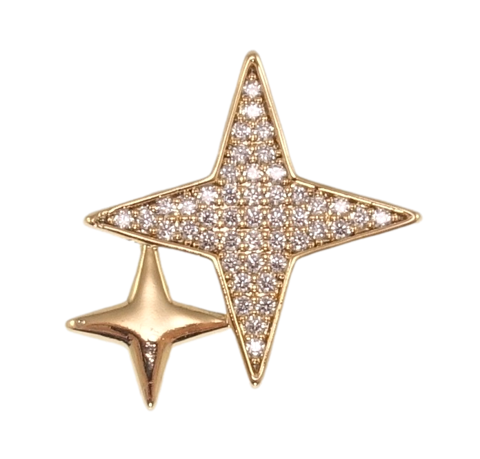 

Брошь-кулон Xuping Позолота 18 К "Звезды"