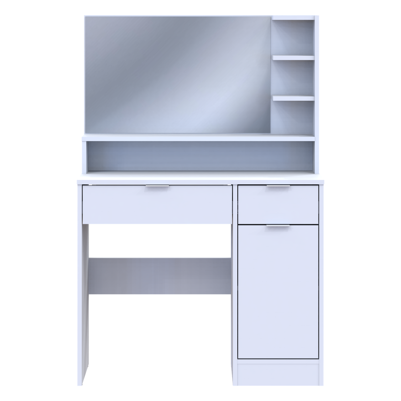 Туалетний столик Doros Естель Білий ДСП 90х38х135 (41516035) 2