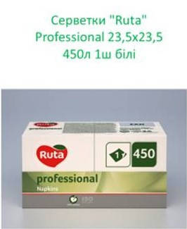 

Салфетка барная "Ruta Professional" 450л, Белый