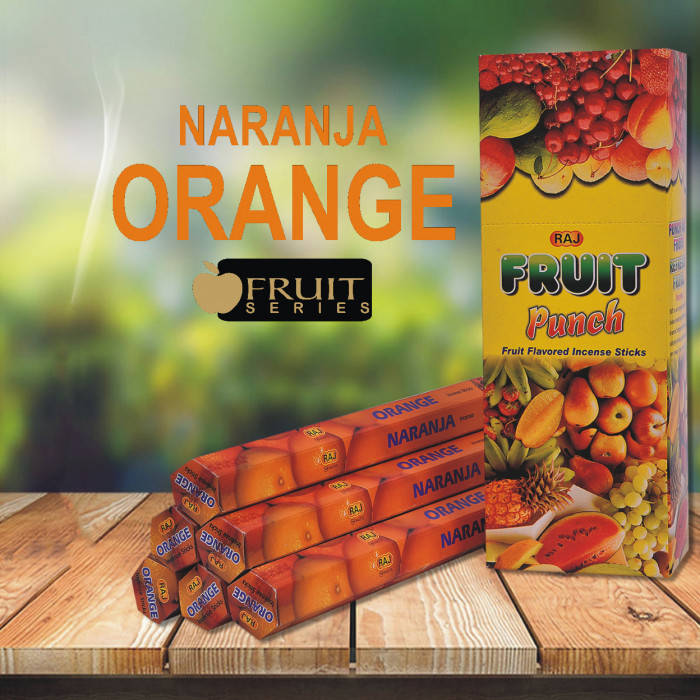 

Ароматические палочки Апельсин (ORANGE) (RAJ) шестигранник