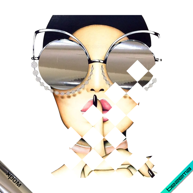 

Термонаклейки на дорожные сумки Девушка в очках