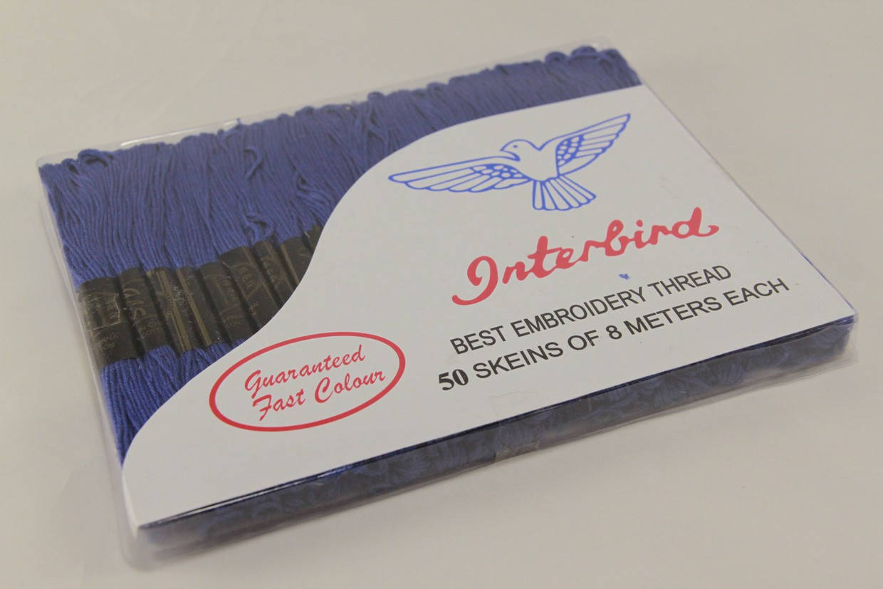 

Мулине для вышивания 50 шт синего цвета, Синий