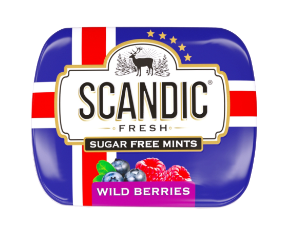 

Освежающие драже Energon SCANDIC без сахара вкус Лесные Ягоды (14 грамм)